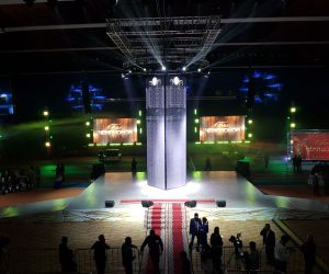 Светодиодный экран для сцены для бала чемпионов в Якутске